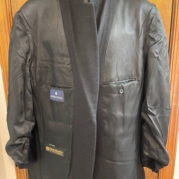 Nordstrom Black Loro Piana Worsted Camel Hair - Picture 9 of 11